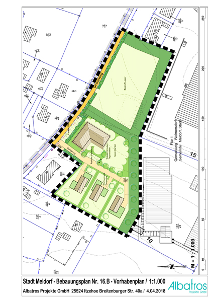 Vorhabenplan zum B 16.B