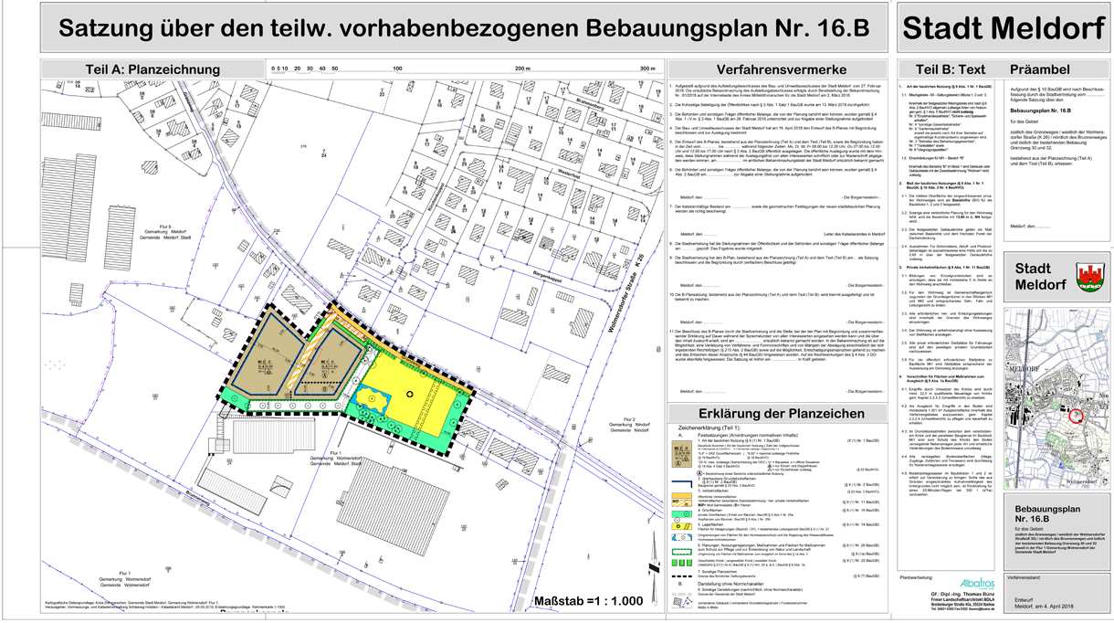 B-Plan Nr. 16.B - Vorentwurf