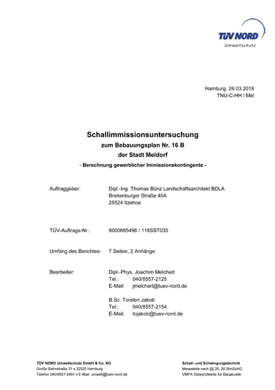 Fachbeitrag Schallimmission