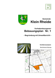 Begrndung zum Bebauungsplan